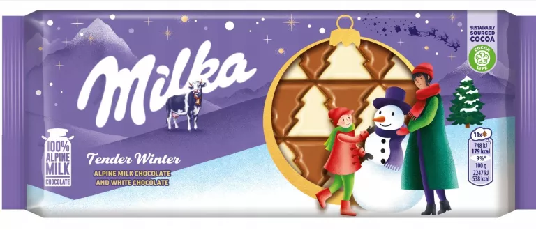 MILKA TENDER WINTER 90G ŚWIĘTA BOŻE NARODZENIE PREZENT