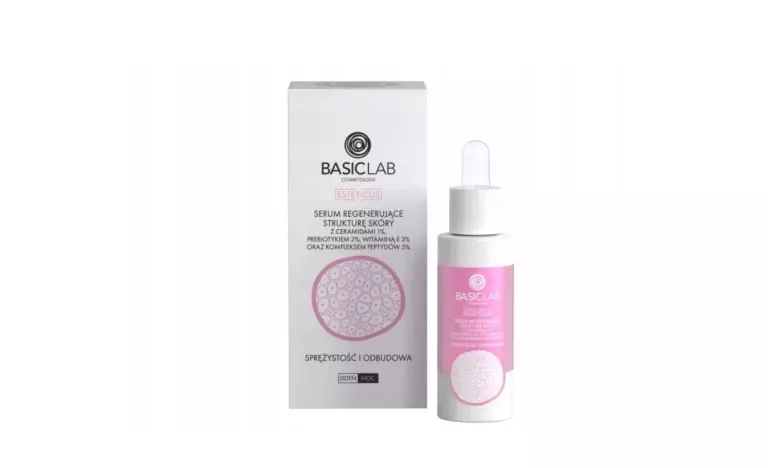 BASICLAB SPRĘŻYSTOŚĆ I ODBUDOWA 30 ML SERUM REGENERUJĄCE 09/2027