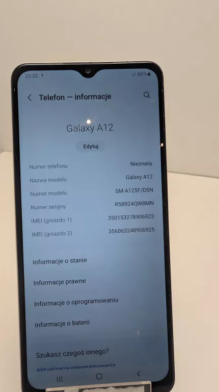 SMARTFON SAMSUNG GALAXY A12 4GB/64GB