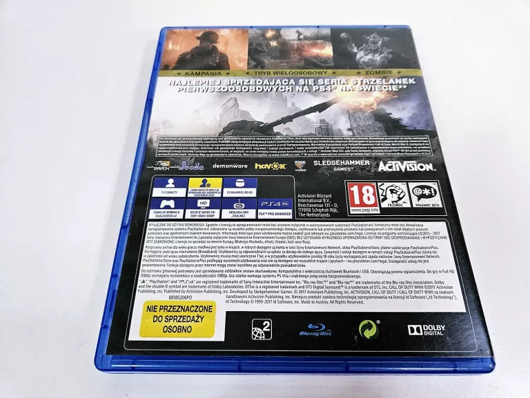 PS4 CALL OF DUTY WWII PL