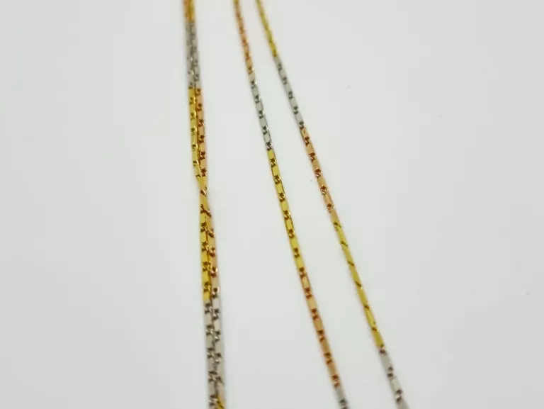 ZŁOTY ŁAŃCUSZEK Z ZAWIESZKA PRÓBY 585