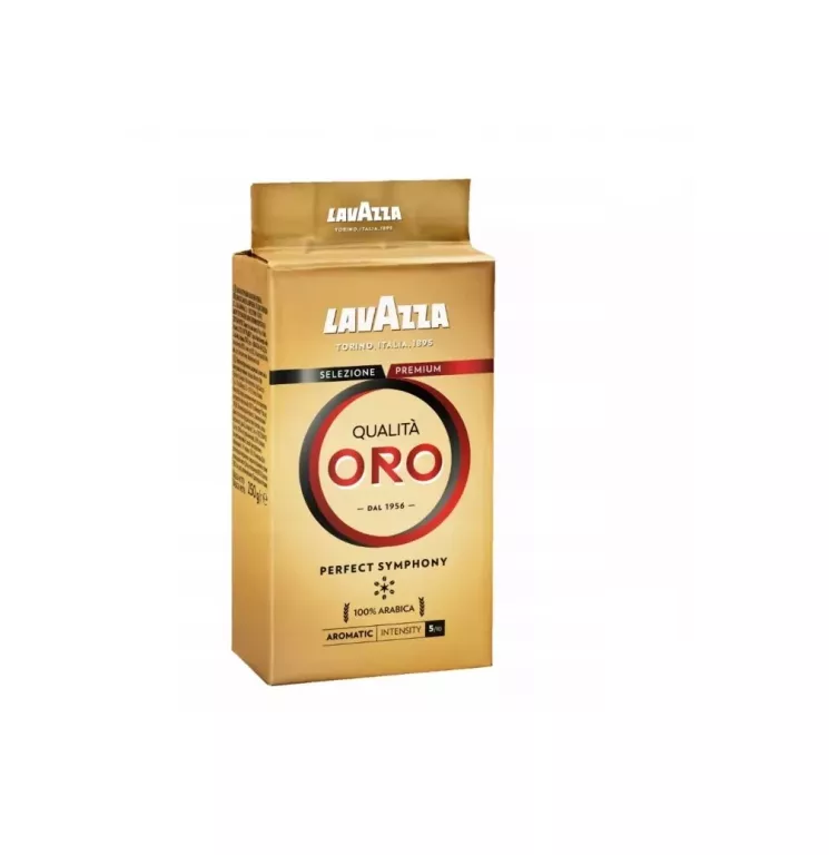 KAWA MIELONA LAVAZZA QUALITA ORO 250G KAWA PALONA100% ZIARNA ARABICA