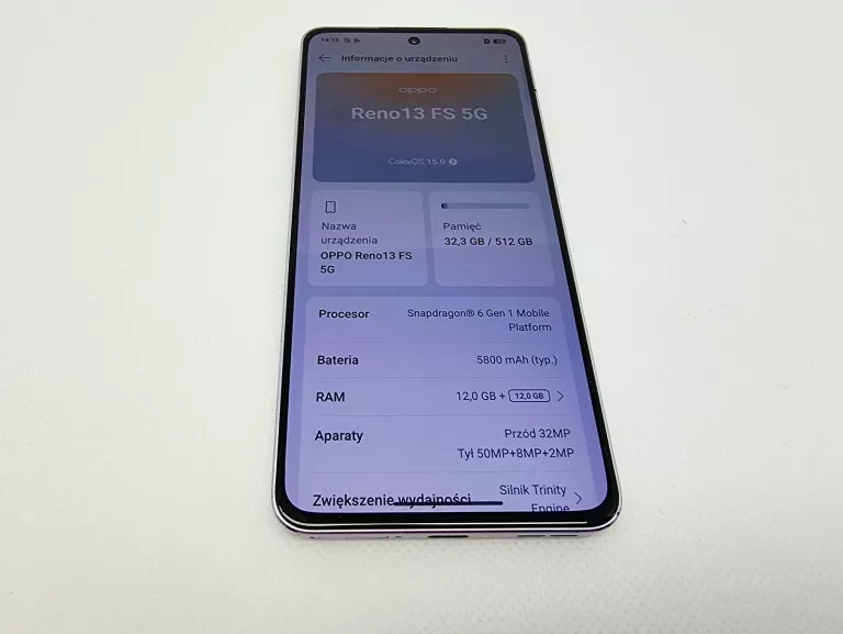 OPPO RENO 13 FS 5G 12/512GB DUAL SIM