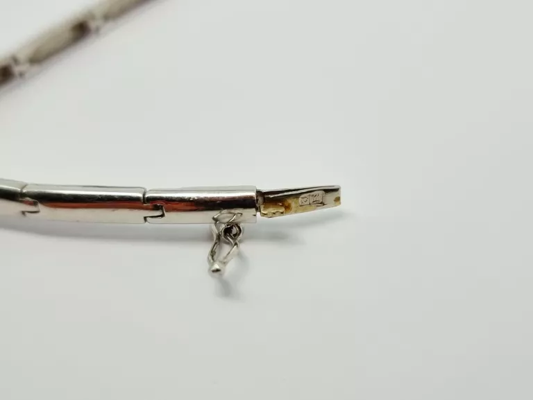 BIAŁE ZŁOTO BRANSOLETKA PRÓBY 585