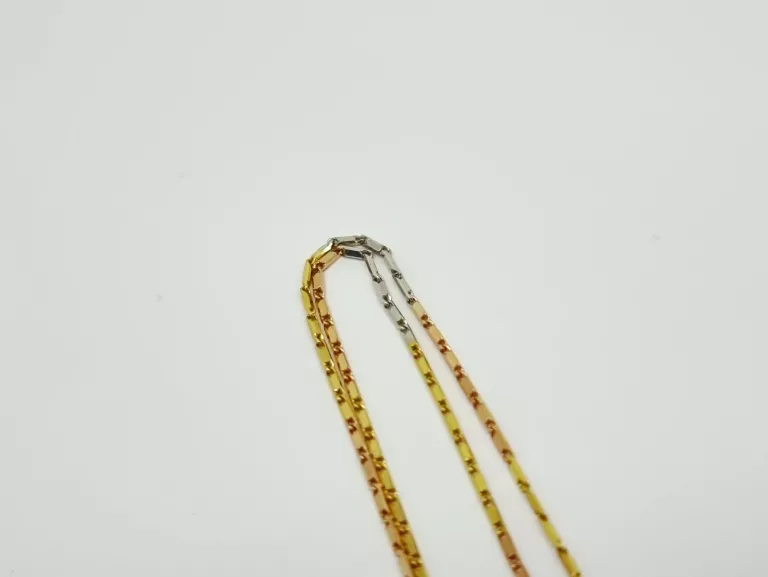 ZŁOTY ŁAŃCUSZEK Z ZAWIESZKA PRÓBY 585