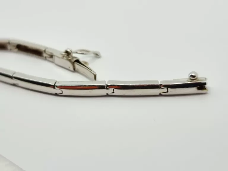 BIAŁE ZŁOTO BRANSOLETKA PRÓBY 585