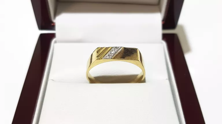 ZŁOTY PIERŚCIONEK PR585 2.44G R20