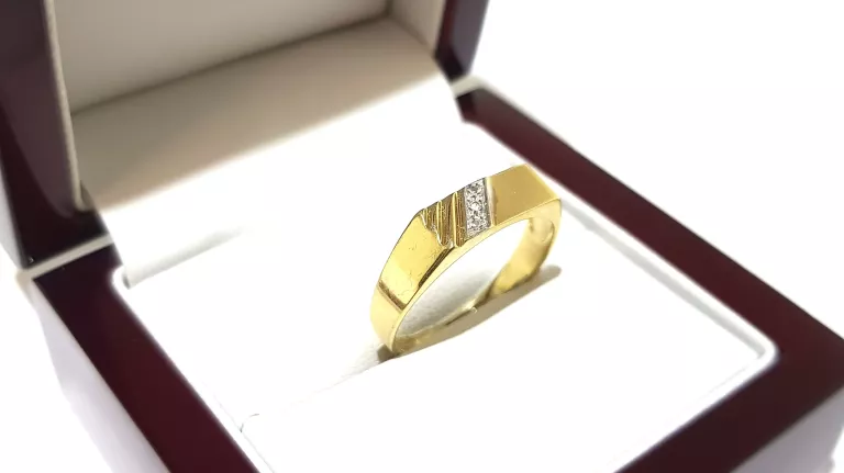 ZŁOTY PIERŚCIONEK PR585 2.44G R20