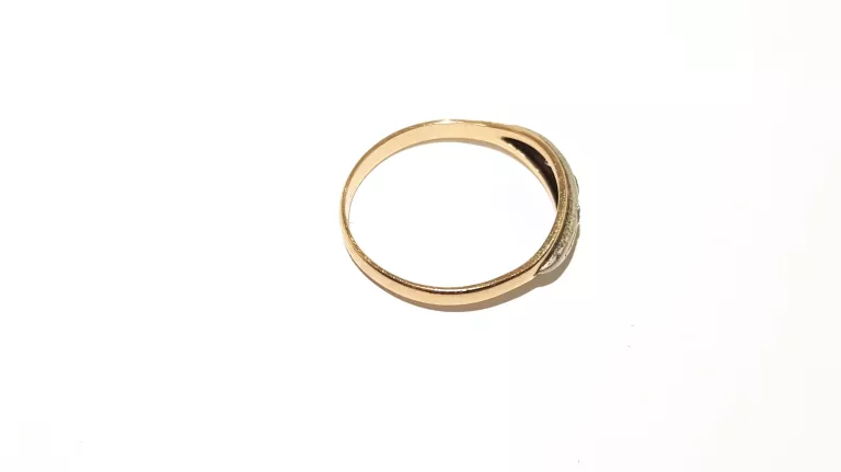 WYRÓB JUBILERSKI UŻYWANY ZŁOTY PIERŚCIONEK PR585 R24 2,36G