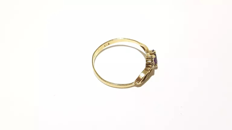 WYRÓB JUBILERSKI UŻYWANY ZŁOTY PIERŚCIONEK PR585 R11 1,16G