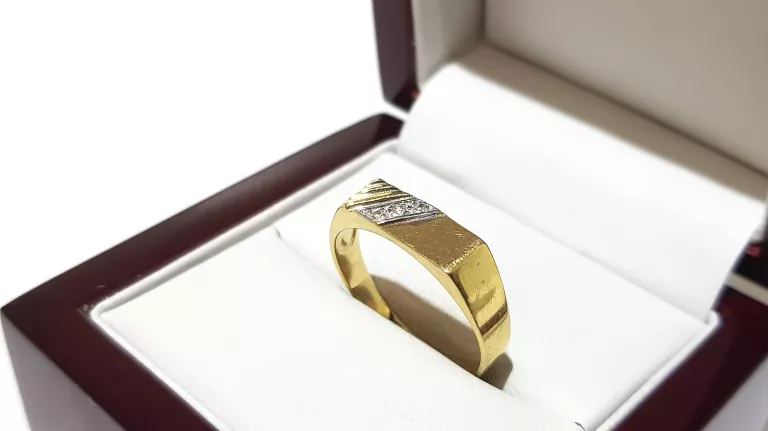 ZŁOTY PIERŚCIONEK PR585 2.44G R20