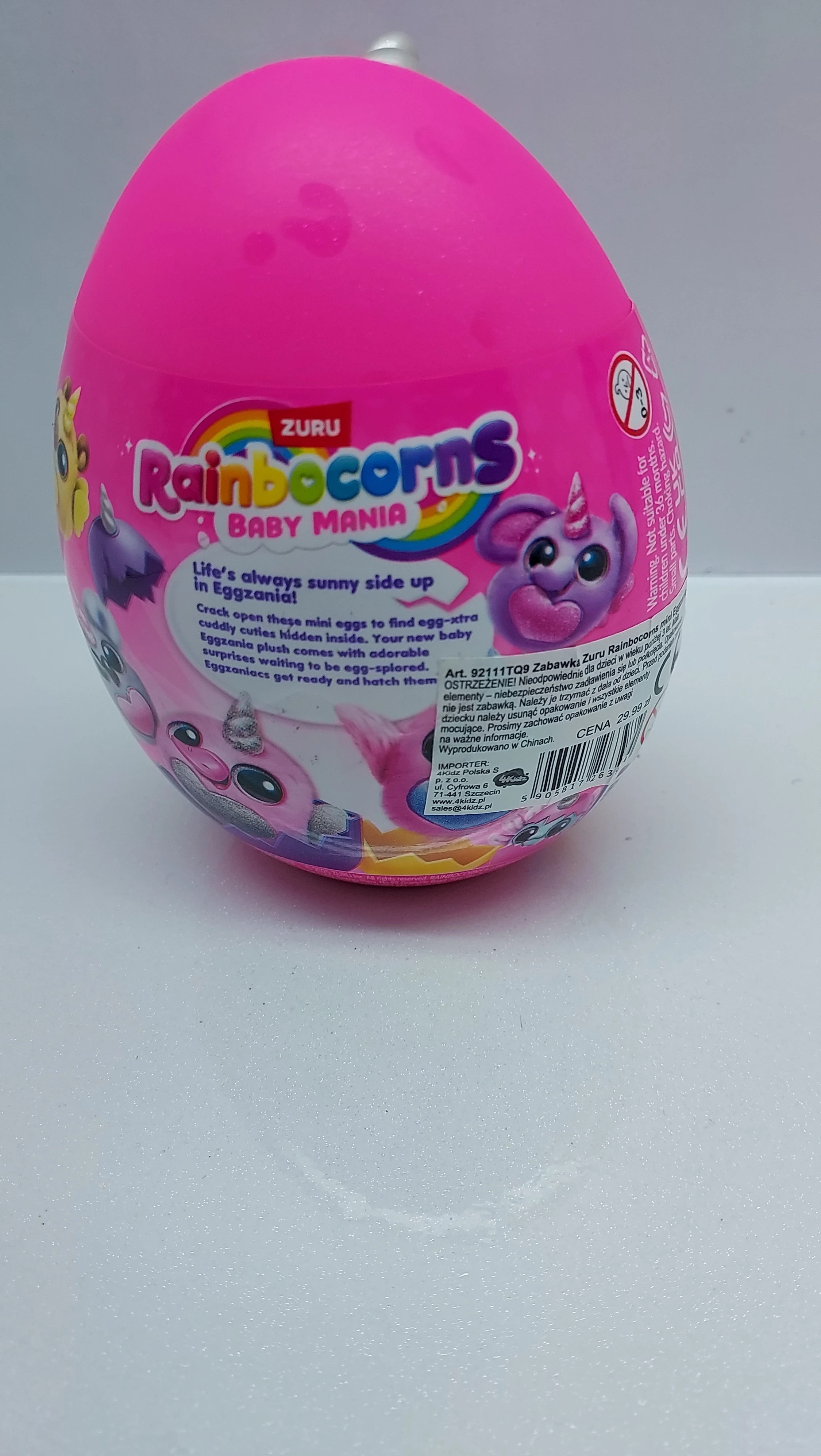 Zuru Rainbocorns Series 1 3+ Surprises Baby Mania Eggzania Toy Zuru Rainbocorns Series 1 3+ Surprises Baby Mania Eggzania Toy