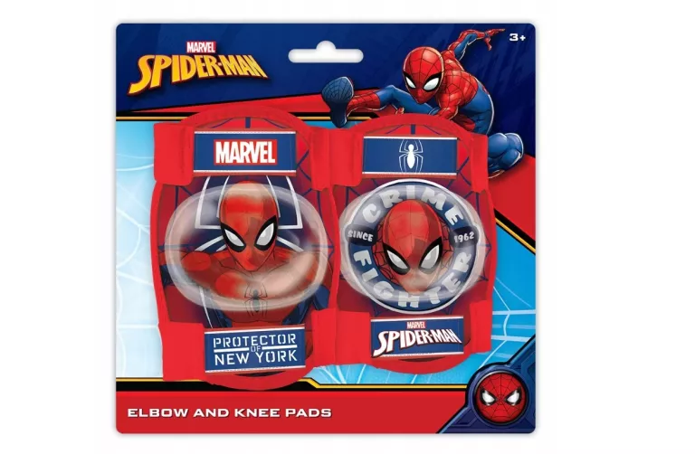 OCHRANIACZE ROWEROWE SPIDERMAN NA ŁOKCIE I KOLANA