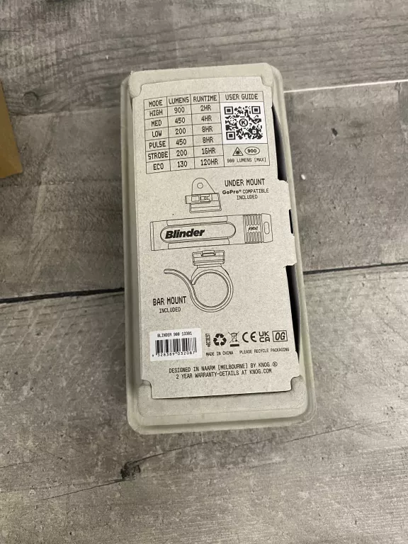 LAMPKA ROWEROWA KNOG BLINDER 900