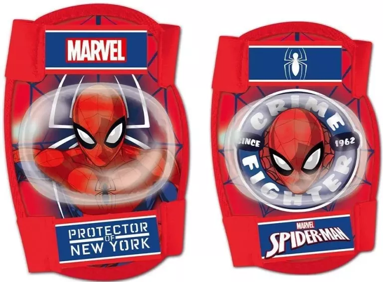 OCHRANIACZE ROWEROWE SPIDERMAN NA ŁOKCIE I KOLANA