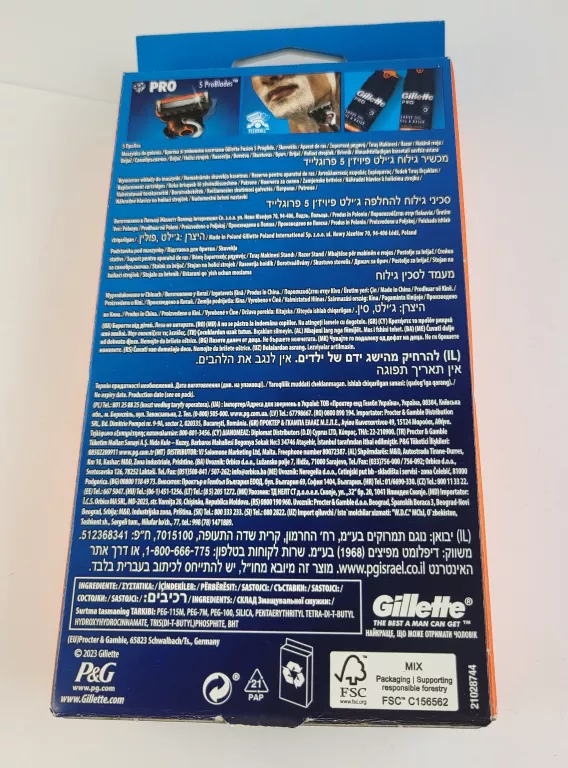 MASZYNKA GILLETTE PROGLIDE 4 OSTRZA