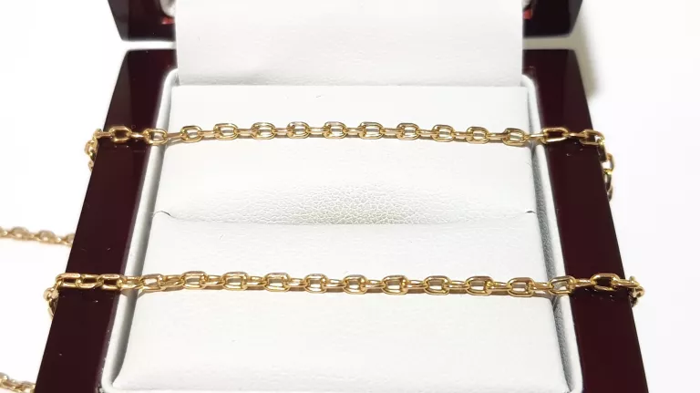 WYRÓB JUBILERSKI UŻYWANY ZŁOTY ŁANCUSZEK SPLOT ANKIER PR585 6,70G 55CM