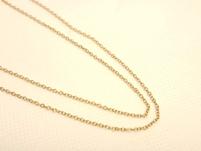 ZŁOTY ŁAŃCUSZEK PRÓBY 585 2,69G 62CM