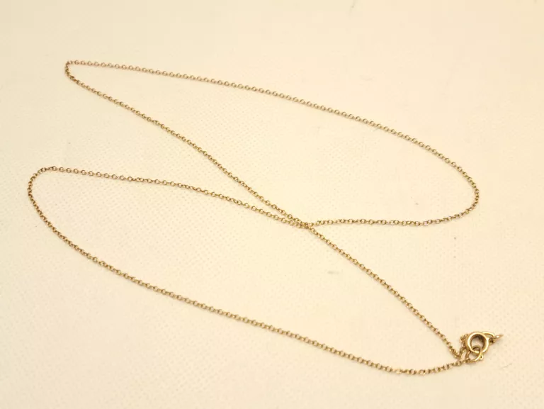 ZŁOTY ŁAŃCUSZEK PRÓBY 585 2,69G 62CM