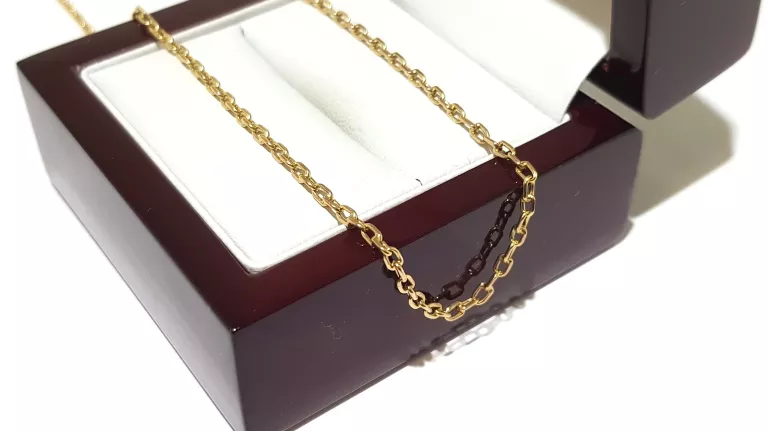 WYRÓB JUBILERSKI UŻYWANY ZŁOTY ŁANCUSZEK SPLOT ANKIER PR585 6,70G 55CM