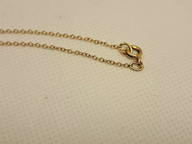 ZŁOTY ŁAŃCUSZEK PRÓBY 585 2,69G 62CM