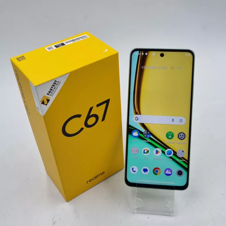 TELEFON REALME C67 8GB RAM/256GB KOMPLET!