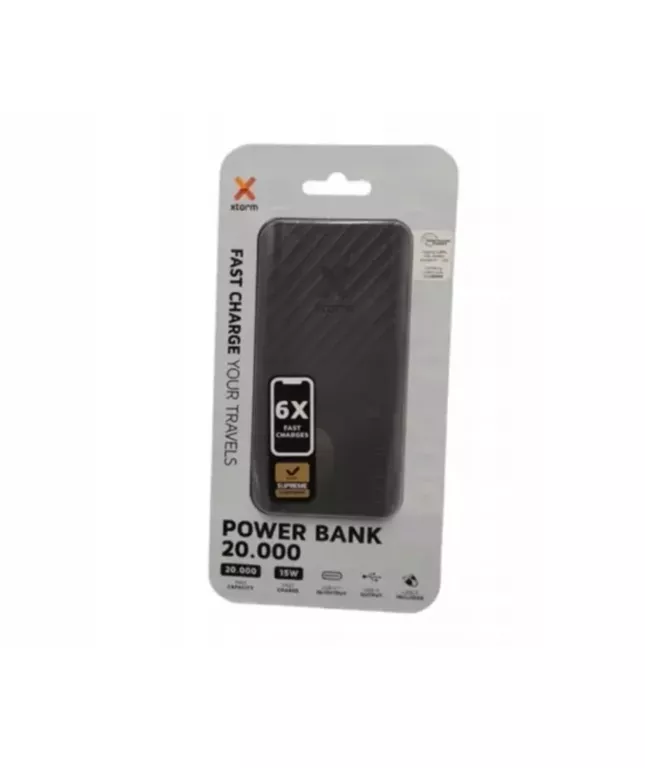 POWERBANK XTORM 20 000 MAH SZARY