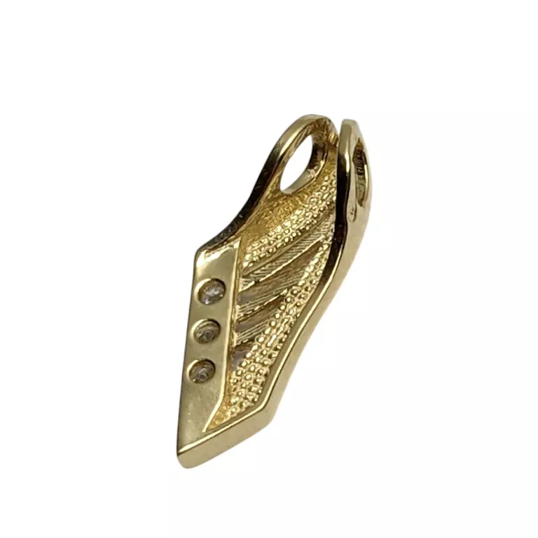 ŁADNA ZŁOTA ZAWIESZKA 1.11G 2CM P.585