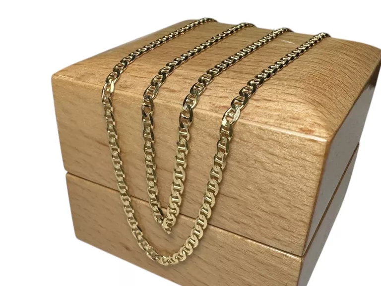 PIĘKNY ZŁOTY ŁAŃCUSZEK PRÓBY 585 / DŁ.60CM !