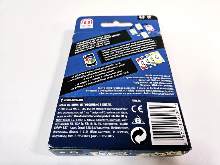 MATTEL GRA KARCIANA DOS UNO DOS