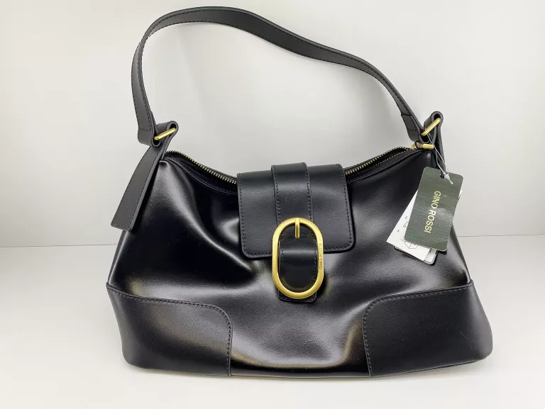 CZARNA TOREBKA GINO ROSSI SKÓRZANA CS10451-001