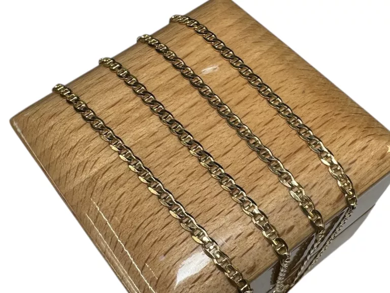 PIĘKNY ZŁOTY ŁAŃCUSZEK PRÓBY 585 / DŁ.60CM !