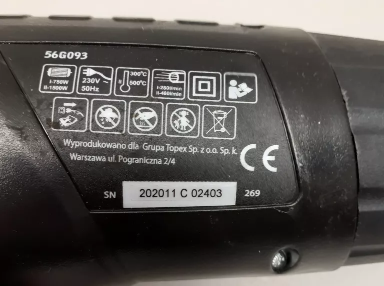 OPALARKA TOPEX 1500 W 500 °C K2614/25