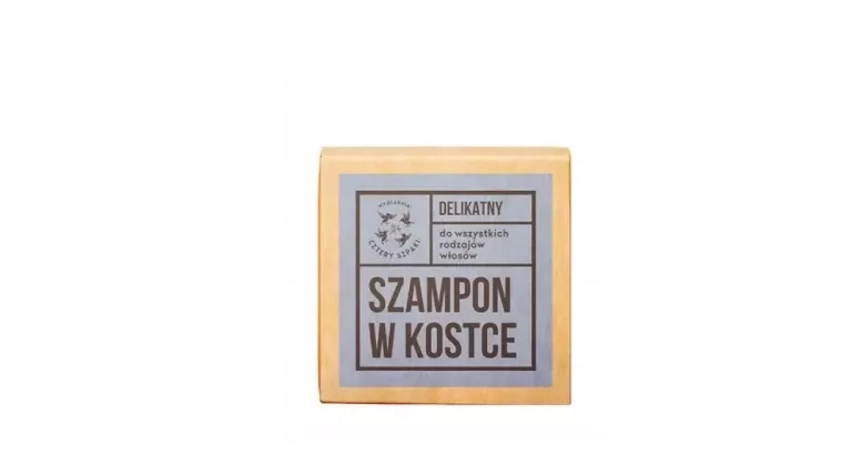 MYDLARNIA CZTERY SZPAKI, DELIKATNY SZAMPON W KOSTCE 75 G