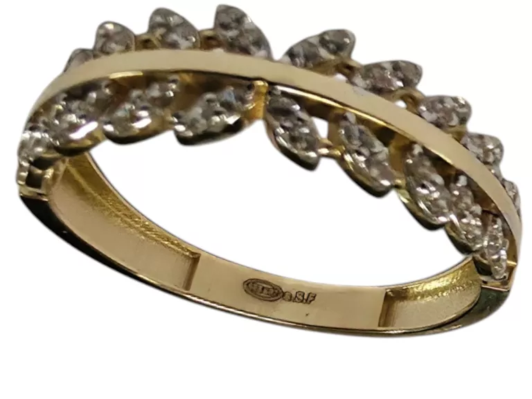 ŚLICZNY ZŁOTY PIERŚCIONEK PR.585 W.1,60G R.16