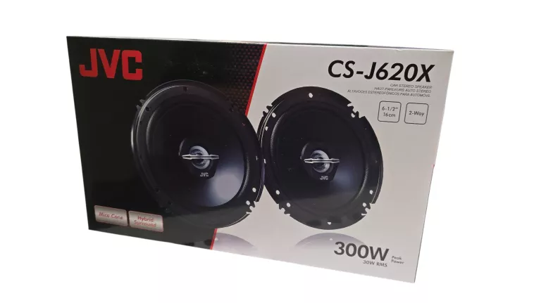 GŁOŚNIKI SAMOCHODOWE DWUDROŻNE JVC CS-J620X