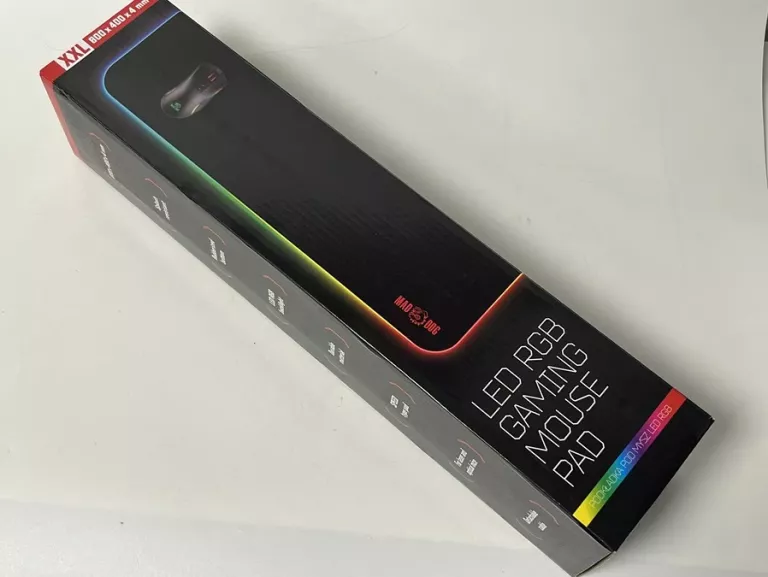 PODKŁADKA LED RGB GAMING MOUSE PAD MAD DOG GMPR702 XXL