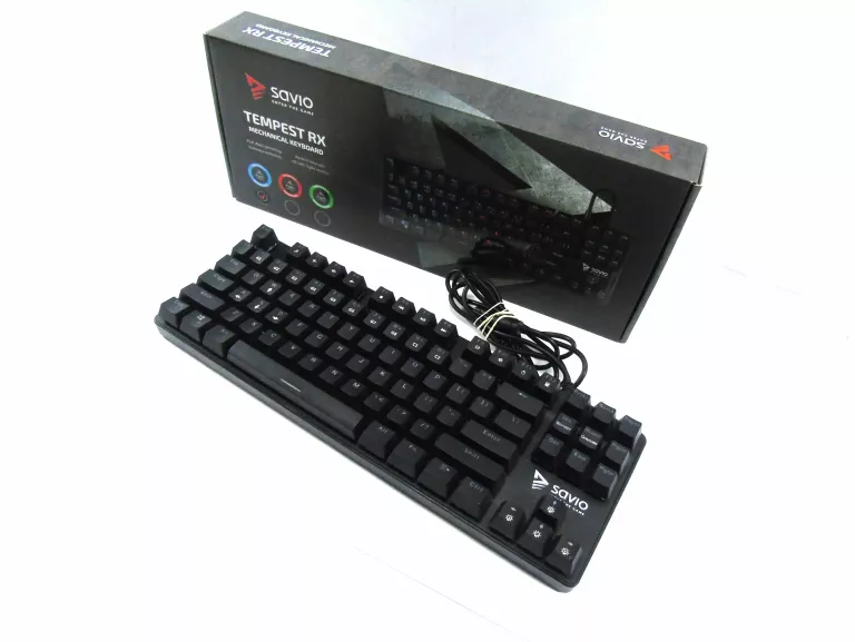 KLAWIATURA PRZEWODOWA SAVIO TEMPEST X2 OUTEMU BLUE KPL