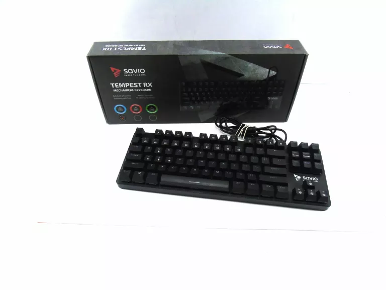 KLAWIATURA PRZEWODOWA SAVIO TEMPEST X2 OUTEMU BLUE KPL