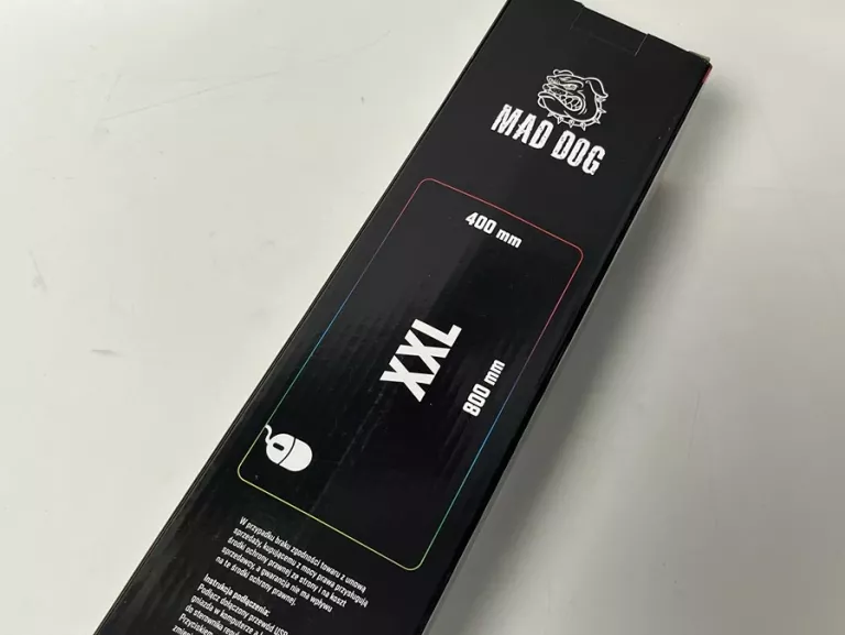 PODKŁADKA LED RGB GAMING MOUSE PAD MAD DOG GMPR702 XXL