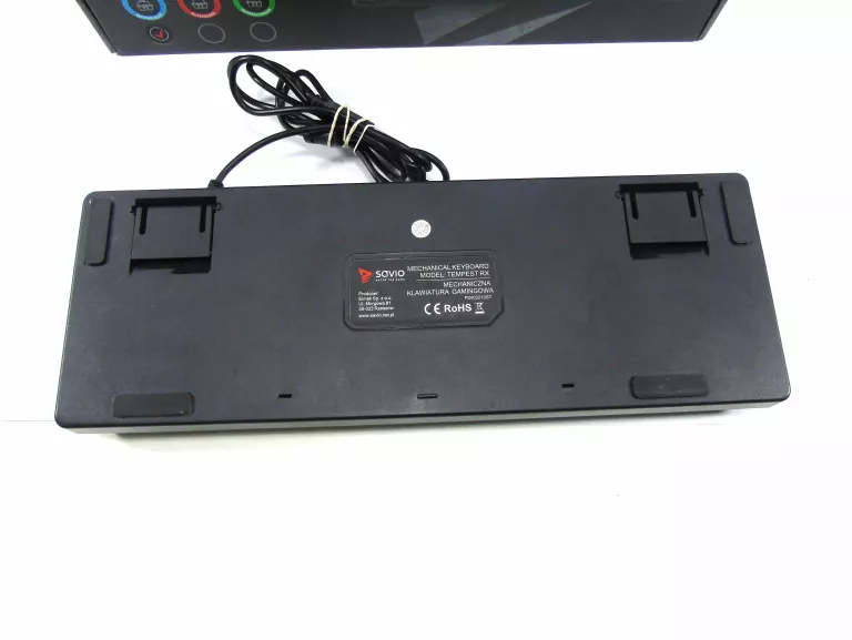 KLAWIATURA PRZEWODOWA SAVIO TEMPEST X2 OUTEMU BLUE KPL