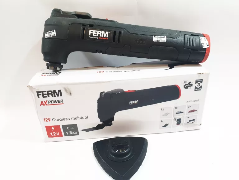 MULTISZLIFIERKA NARZĘDZIE WIELOFUNKCYJNE FERM OTM1018 12V 1,5AH