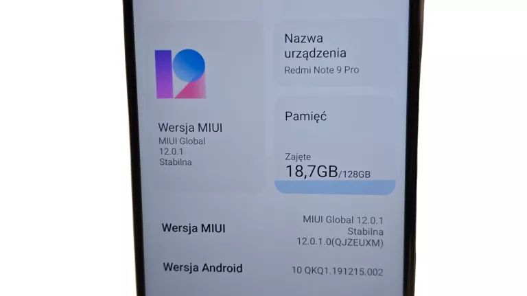 TELEFON XIAOMI REDMI NOTE 9 PRO 6/128GB (PĘKNIĘTE PLECKI)
