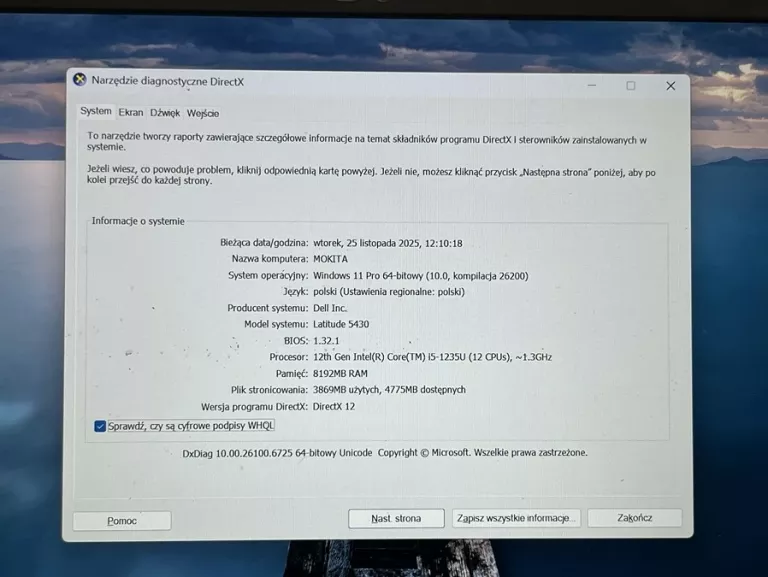 LAPTOP DELL LATITUDE 5430 I5 8 GB 512 GB SSD