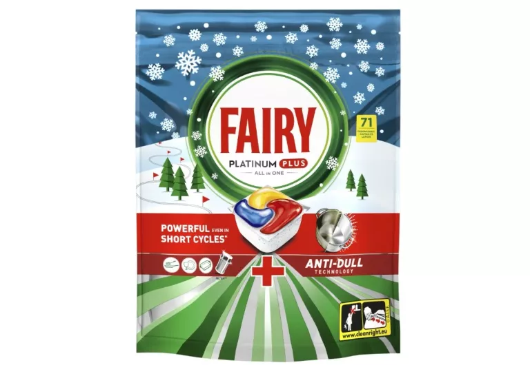 FAIRY PLATINUM PLUS ALL IN ONE KAPSUŁKI DO ZMYWARKI LEMON 71 SZT
