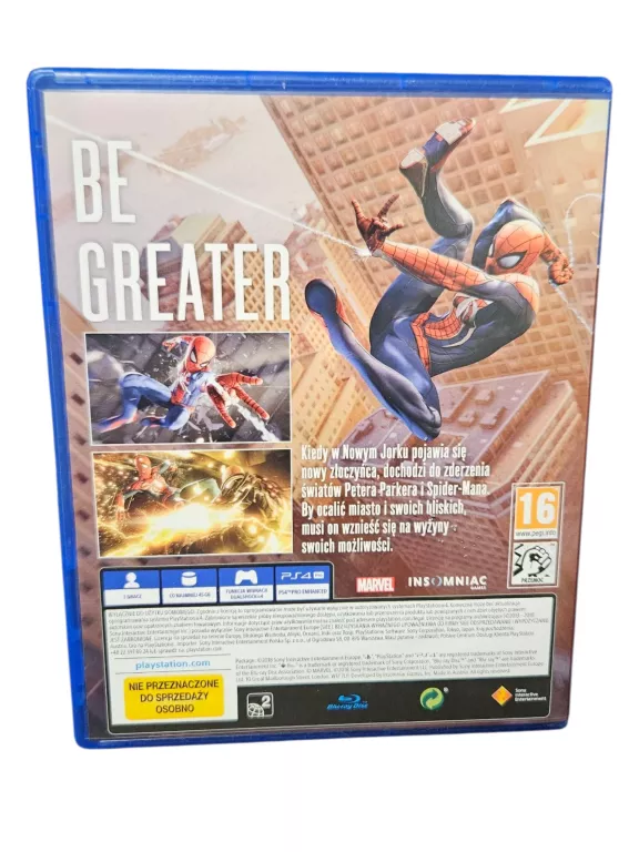 GRA PS4 MARVEL SPIDER-MAN