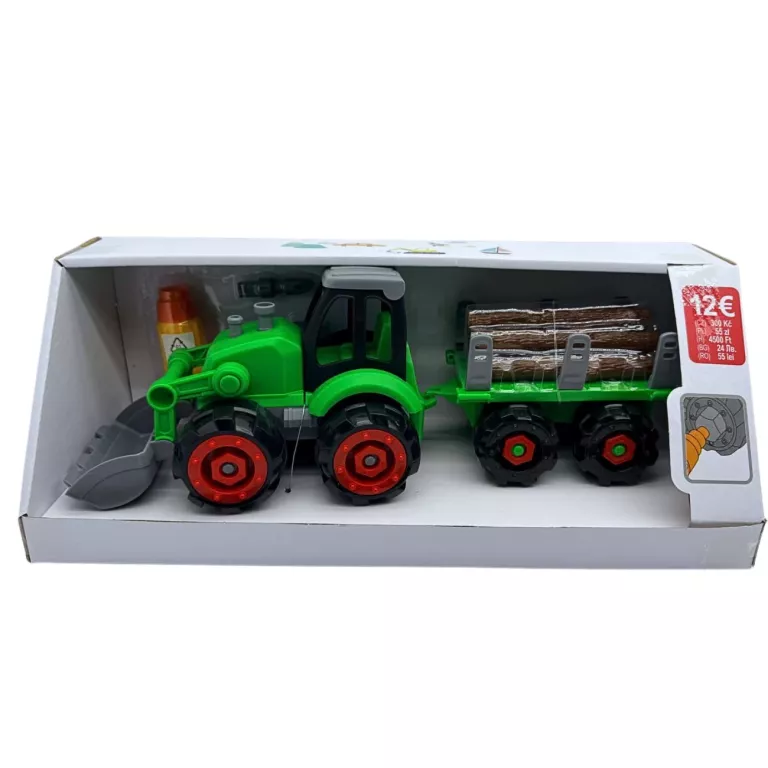 TRAKTOR Z PRZYCZEPĄ