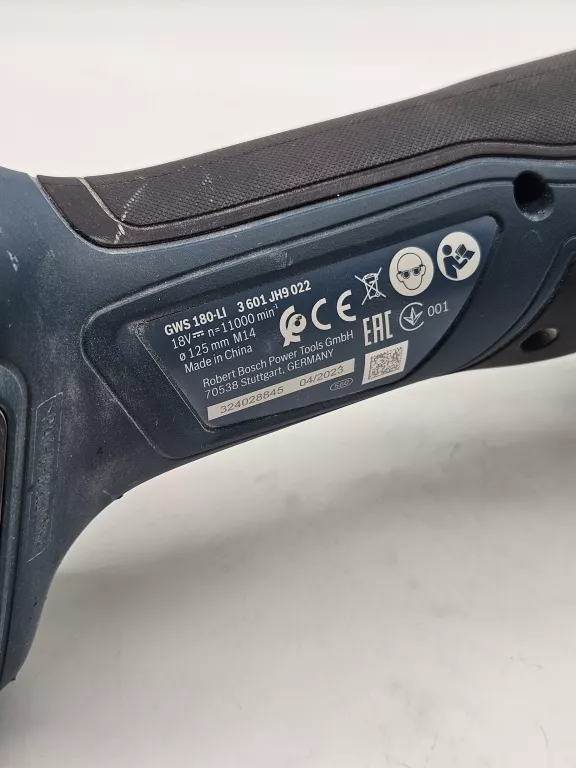 SZLIFIERKA BOSCH GWS180-LI + 2 AKU + ŁAD