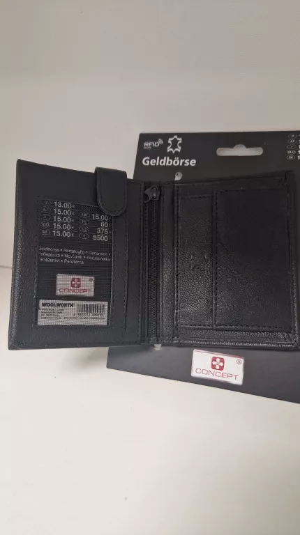 PORTFEL CONCEPT CZARNY PIONOWY