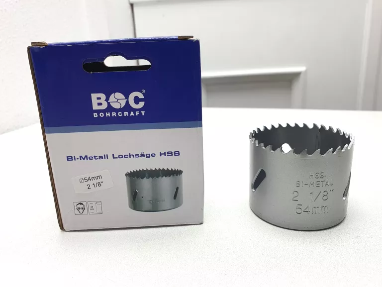 OTWORNICA O 54,0 MM, HSS BI-METAL, 4-6 TPI, KARTON BOHRCRAFT